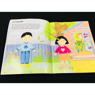 Dính dán - Usborne sticker book - My day