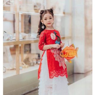 Áo dài cách tân thêu hinh công🌺🌺