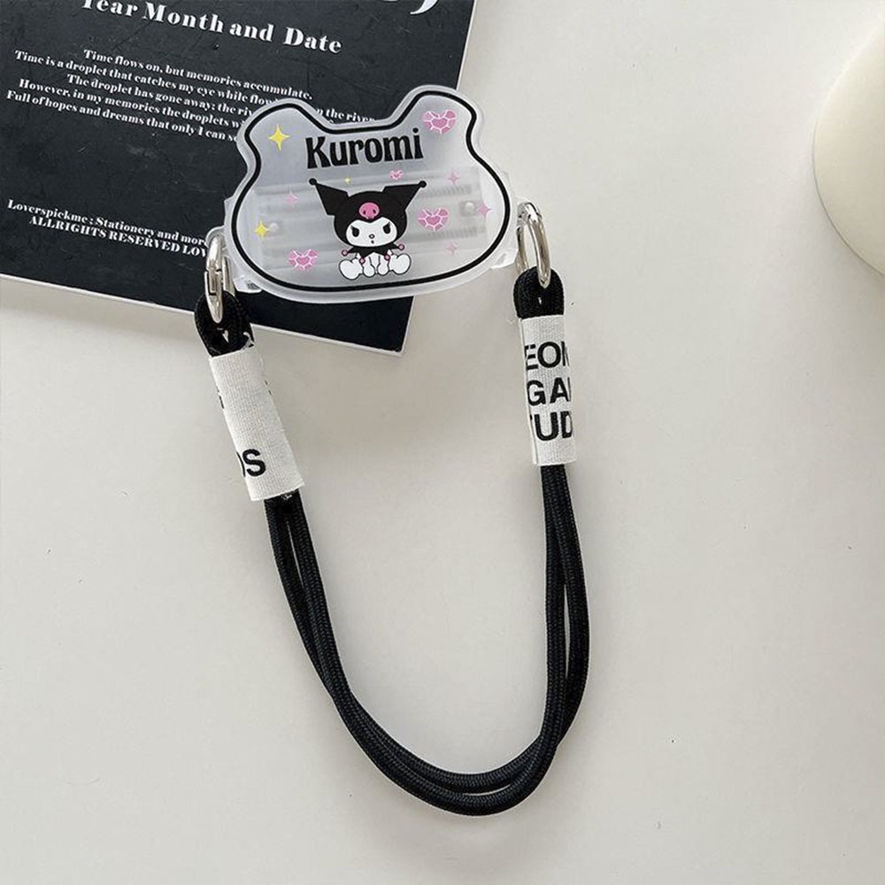Dây Đeo Cổ Bằng Polyester Họa Tiết Hoạt Hình Dễ Thương Cho Điện Thoại