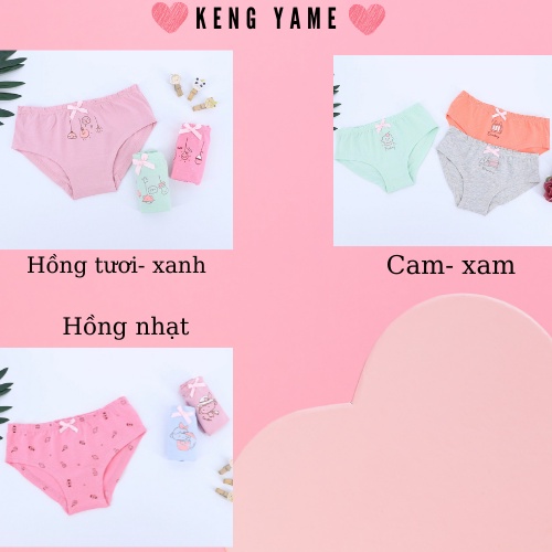 Quần chip bé gái Quần chip tam giác DOKMA 2 tuổi đén 8 tuổi chất vải cotton thoáng khí mềm mịn ( giá 1sp)