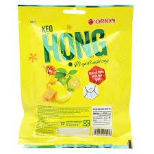 Kẹo ngậm họng Orion Vị Quất Mật ong gói 87,5g (25 viên)