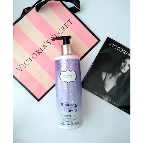 Dưỡng thể Victoria's Secret Fragrance Lotion 250ml - Tease Rebel Shimmer (Mỹ)