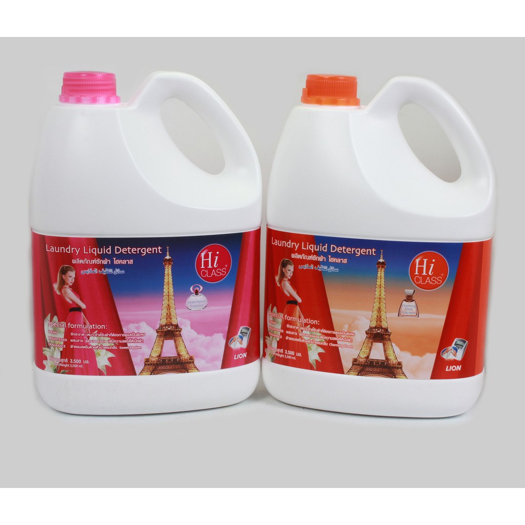 Nước giặt Hi Class can 3500ml 3 màu