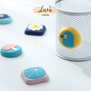 Miếng Chặn Cửa Nhựa Silicon Hoạt Hình Chống Xước Tường & Chống Va Đập Cửa