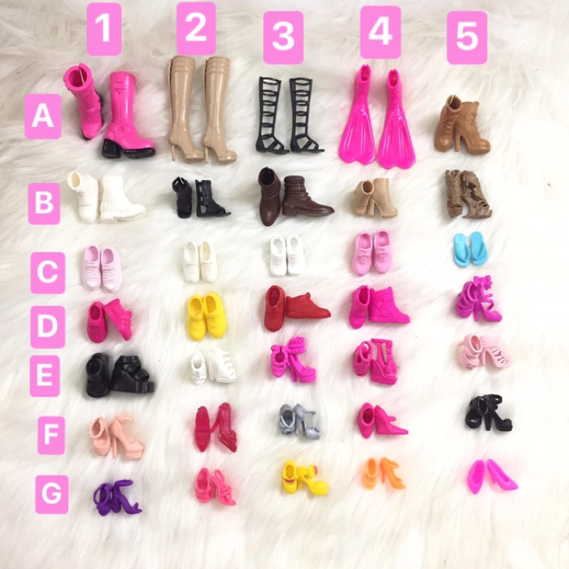 PKA3-GIÀY DÉP DÀNH CHO BÚP BÊ BARBIE