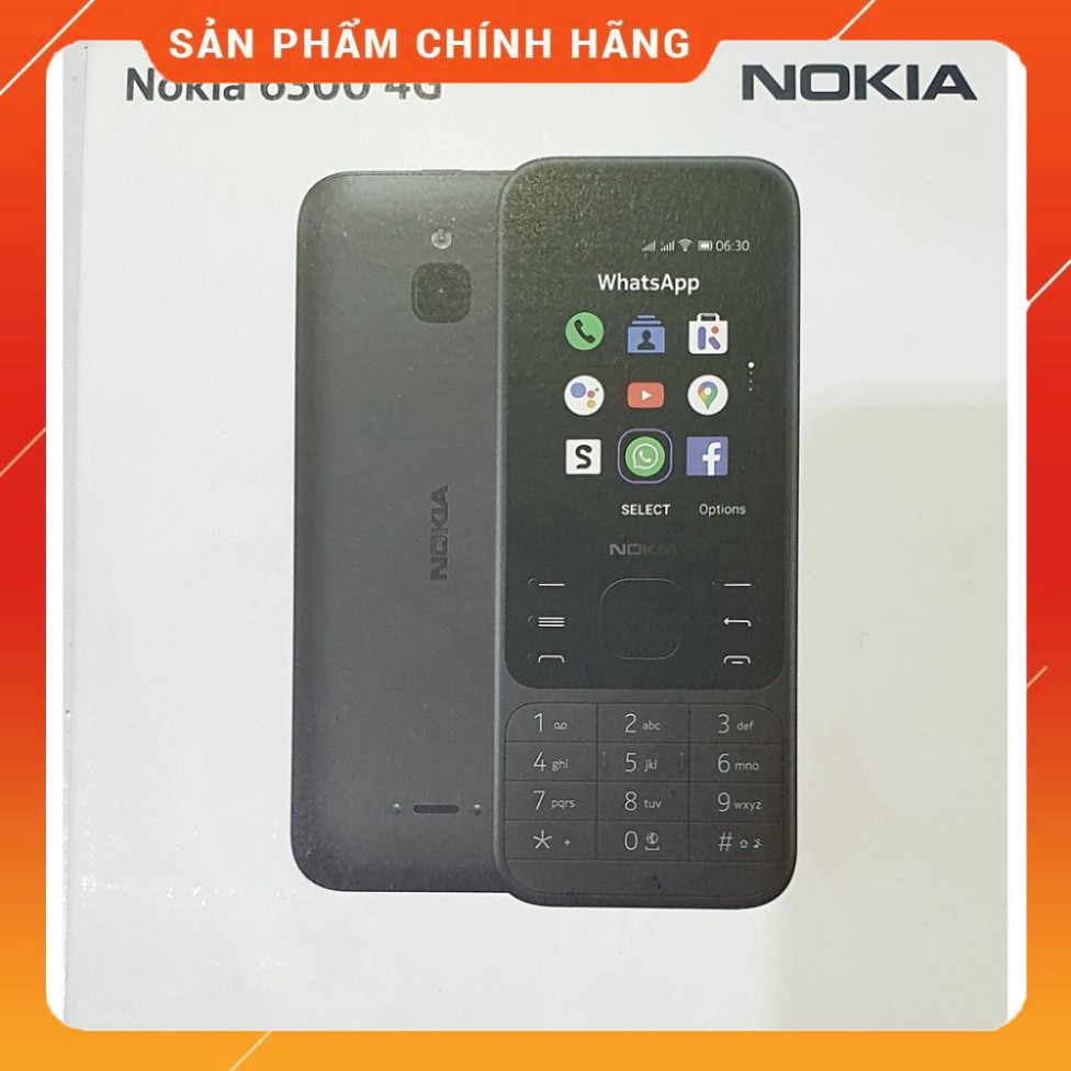 [ DEAL SỐC ] Điện Thoại Nokia 6300 4G - Hàng Chính Hãng Hàng Chính Hãng FULL BOX