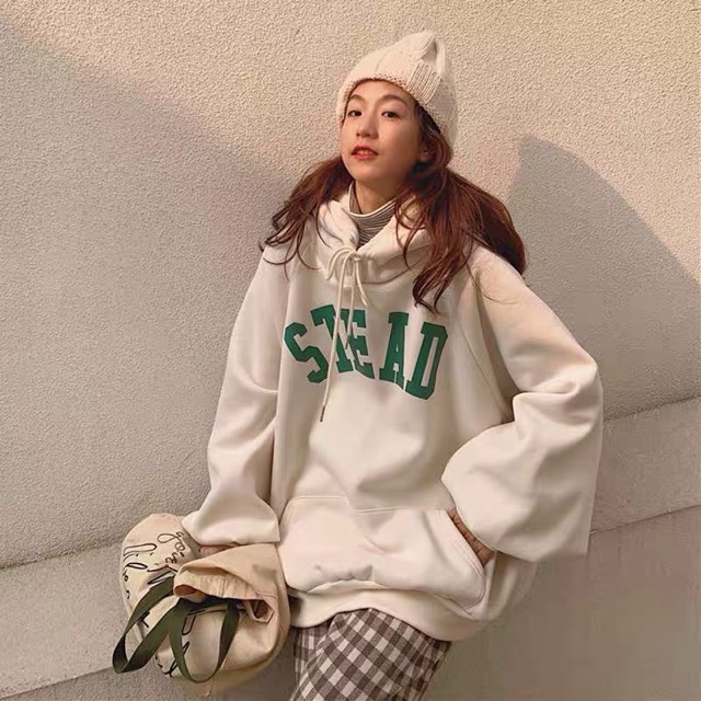 Áo hoodie STEAD chữ ngực LDU0220