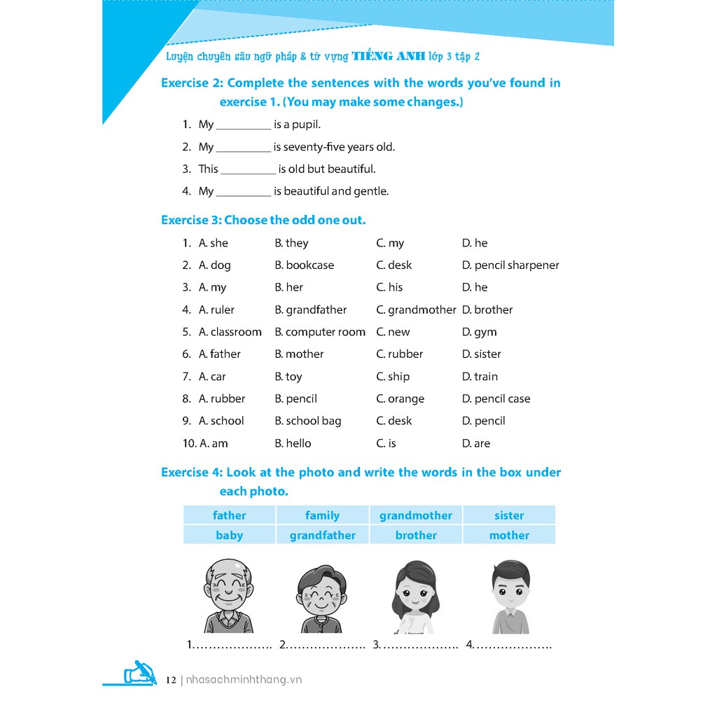 Sách - GLOBAL SUCCESS Luyện chuyên sâu ngữ pháp và từ vựng tiếng anh lớp 3 tập 2