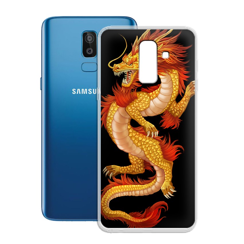 Ốp lưng Samsung Galaxy J8 in họa tiết anime chibi dễ thương - 01057 Silicone Dẻo