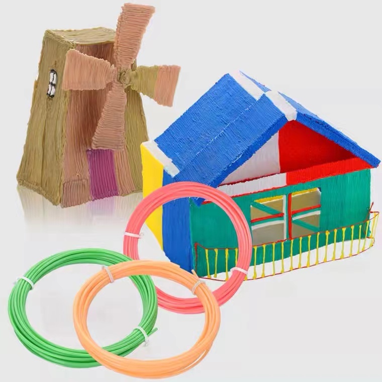 Túi 10 cuộn mực vẽ cho bút 3d PLA nhiệt độ cao