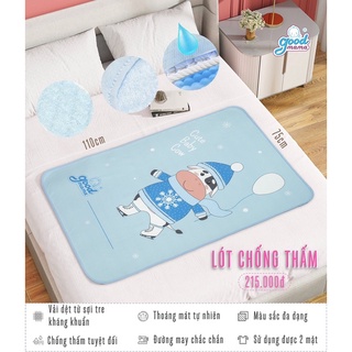 Tấm lót chống thấm Goodmama hàng cao cấp an toàn cho Bé Tấm lót chống thấm Goodmama