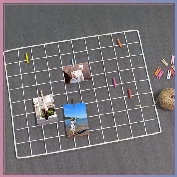 Khung Lưới Sắt Trang Trí Treo Tường - Treo Ảnh Decor Phòng