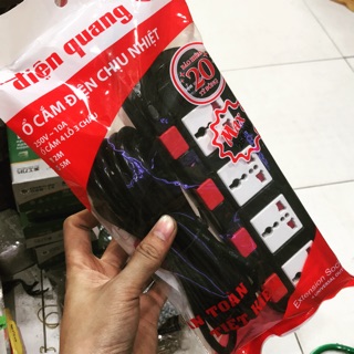 Ổ cắm Đa năng Điện Quang 4lỗ x 5m dây