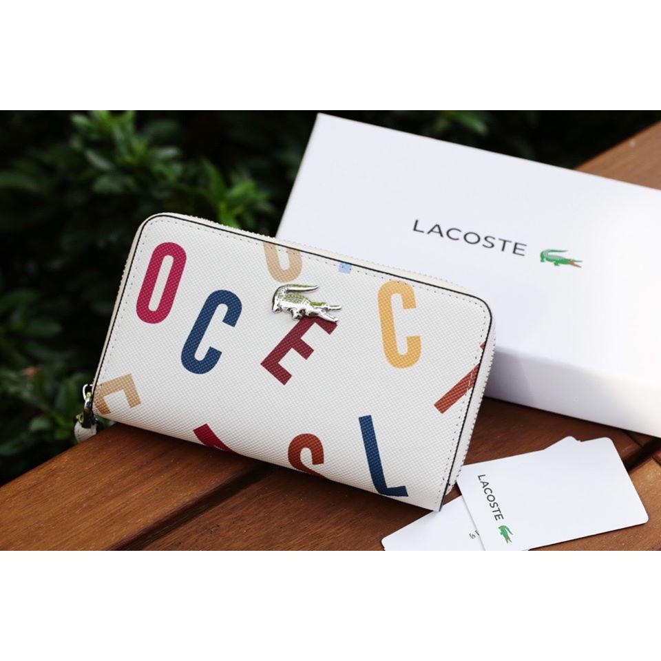 TÚI VÍ LACOSTE DAILY CLASSIC PRINTED COATED WALLET