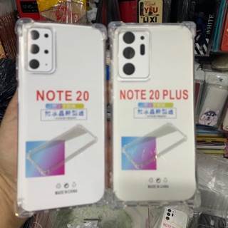 Ốp lưng samsung Note 20, Note 20 plus dẻo trong chống sốc