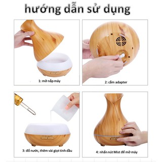 Máy khuếch tán tinh dầu Bình Hoa Tulip Aroma Diffuser