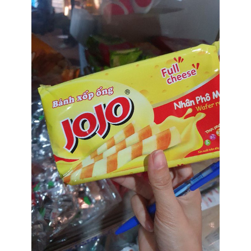 Bánh quế Jojo nhân kem các loại gói 125gr( giao ngẫu nhiên)