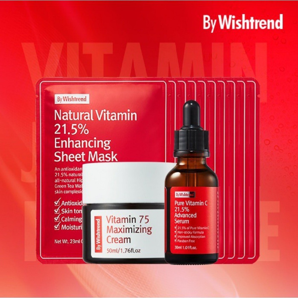 Tinh Chất Dưỡng Trắng By Wishtrend C21.5 Advanced Serum 30ml