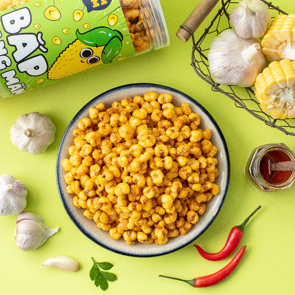 Ngô giòn xóc mắm cay DumBum 350g, đồ ăn vặt Hà Nội