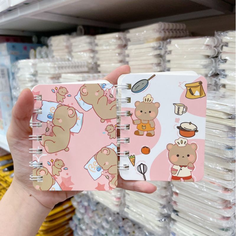 Sổ tay mini A7 nhiều hình