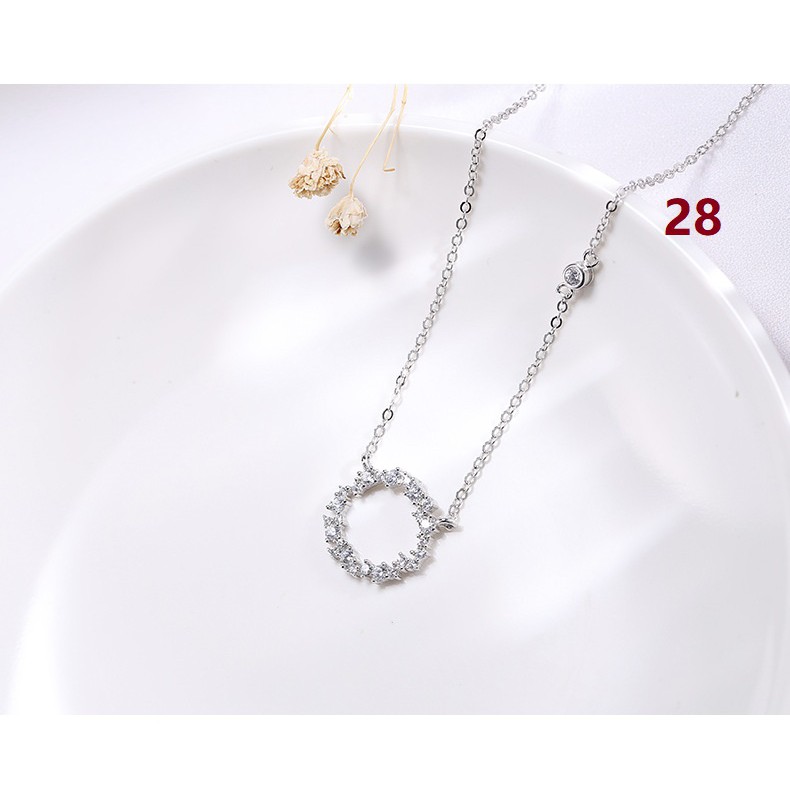 ( Có Sẵn) Dây chuyền bạc 925 phong cách - Hàng Quảng Châu(2)
