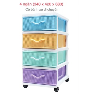 Tủ nhựa cao cấp Đại Đồng Tiến 4 ngăn/5 ngăn
