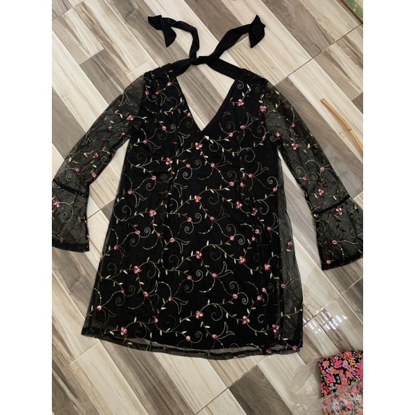 Đầm hoa 2 lớp BcBg