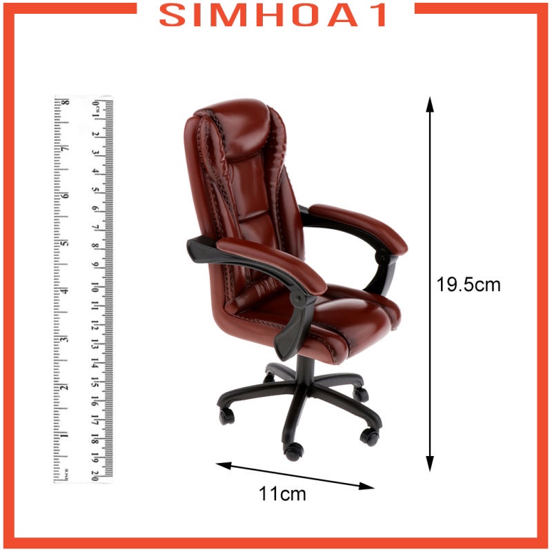 Mô hình ghế xoay tỉ lệ 1/6 trang trí nhà búp bê sinh động