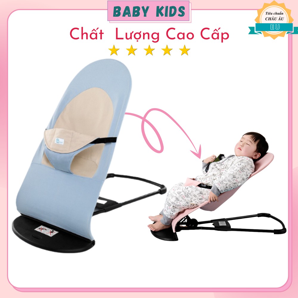 Ghế Nhún cho bé, Ghế Rung Cho Bé, Baby Kids chất cotton Thoáng Mát, Điều Chỉnh Cao Thấp Nhanh Gọn, Tiện Dụng