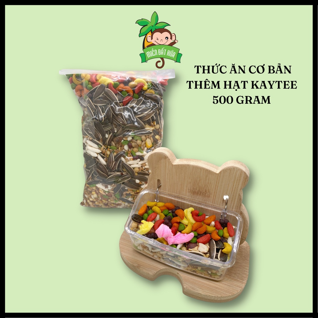 Thức ăn cho Hamster - Túi thức ăn chính ngũ cốc cơ bản 500gram cho hamster