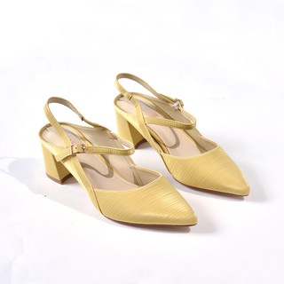 Giày Slingback Gót Vuông Nữ Merly 1341