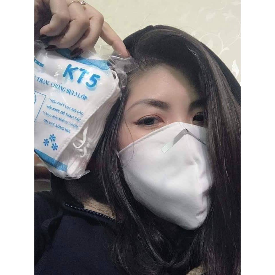 SET 5 KHẨU TRANG VẢI KT5 3 LỚP CAO CẤP