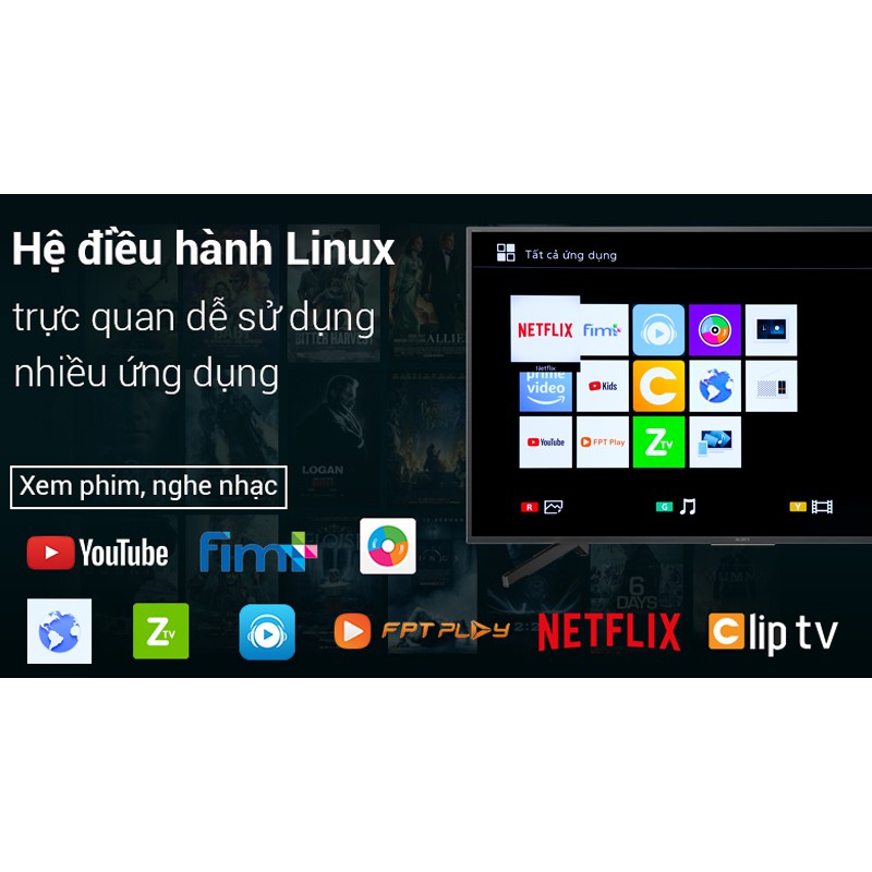 Tivi SONY 43 inch Internet TV KDL-43W660G (Vận chuyển miễn phí khu vực TP Hà Nội)