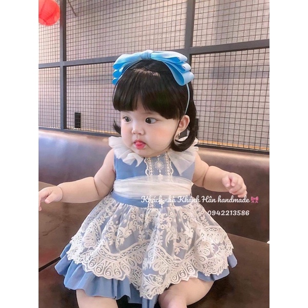 Cài tóc nơ bản to dành cho bé gái