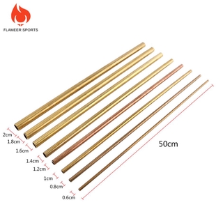[Lzdzlx1] Thanh tròn ống đồng thể thao Flameer 6mm để chuyển mô hình 48-48-50cm