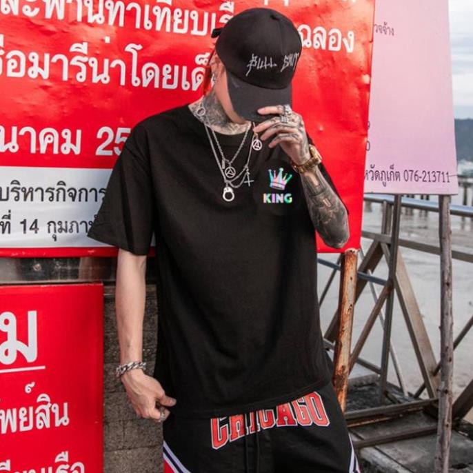 ÁO THUN PHẢN QUANG 7 MÀU TAY LỠ NAM NỮ KING SKULL
