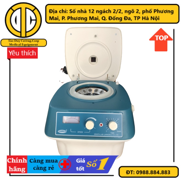 Máy ly tâm LC 04B Plus - 12 vị trí (hàng cao cấp bảo hành 6 tháng) - Ống ly tâm Thể tích: 15/20ml x 12 vị trí