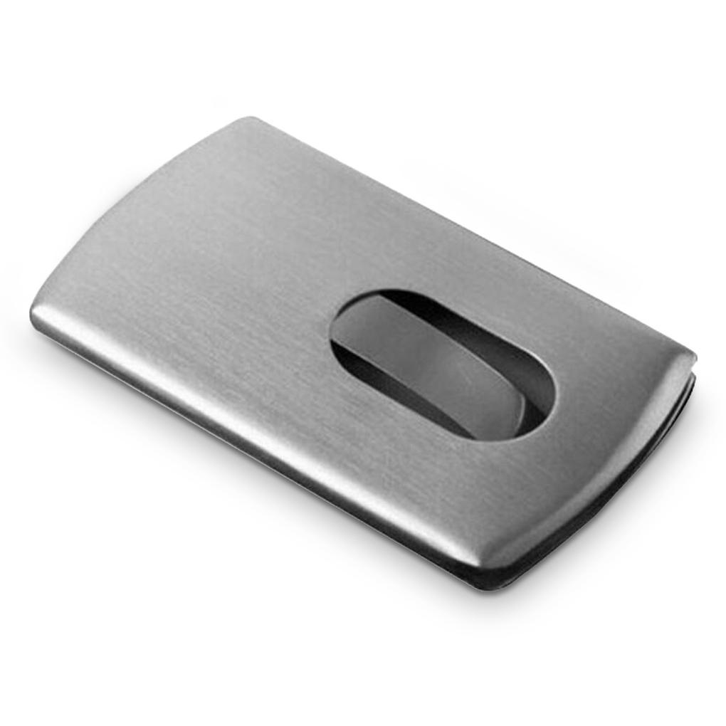 Hộp Đựng Thẻ ID / Danh Thiếp Bằng Thép Không Gỉ Cho Nam / Nữ