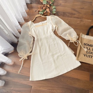ĐẦM BỐ PHỐI TAY VOAN NƠ