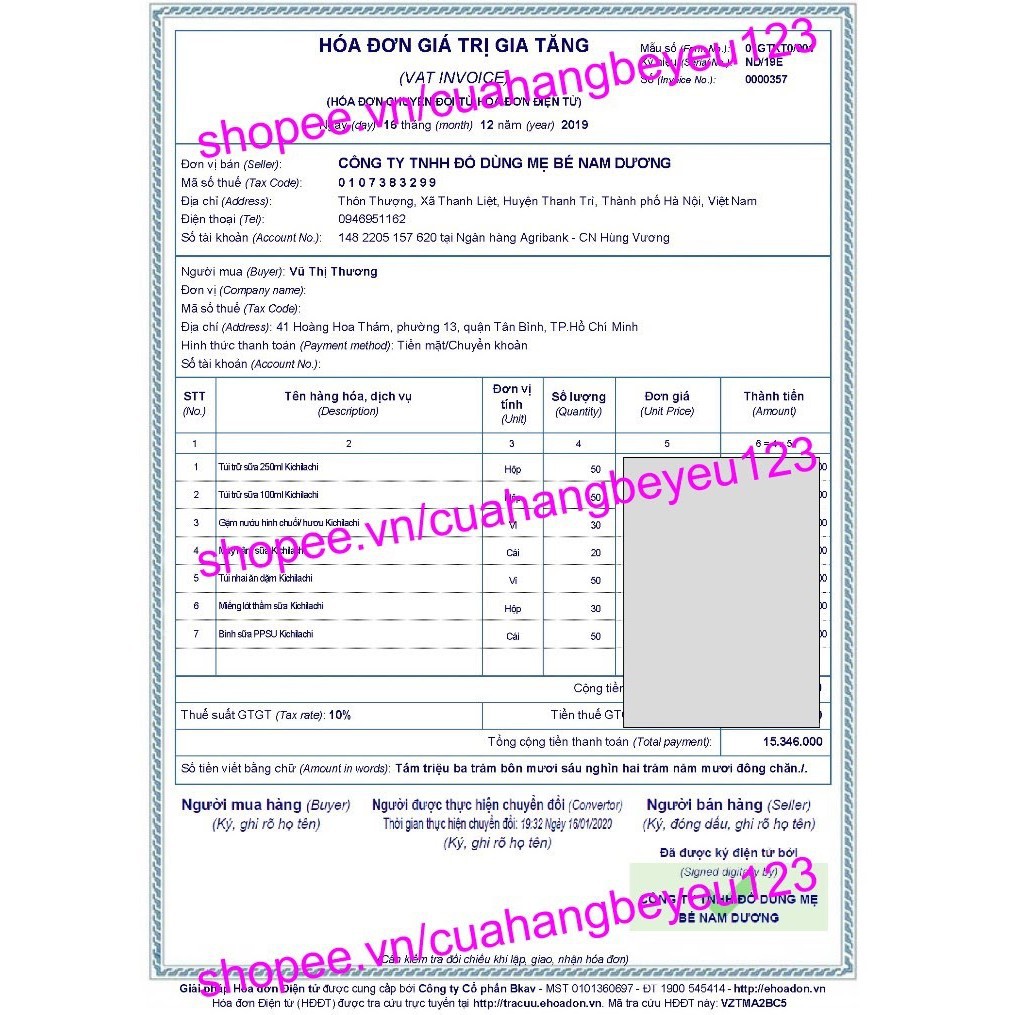 Hộp 50 túi trữ sữa mẹ 250ml không BPA KICHILACHI KICHI K50