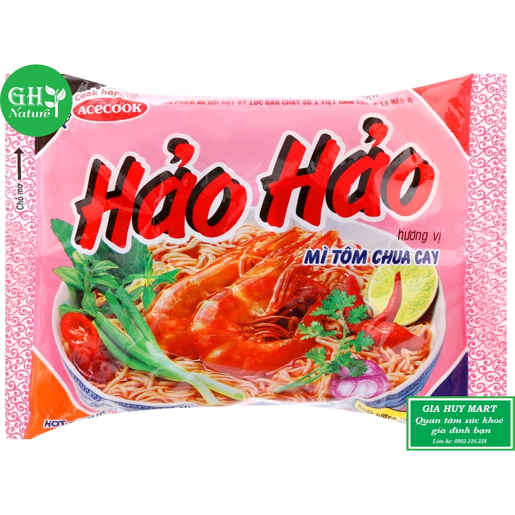 THÙNG 30 GÓI MÌ HẢO HẢO CHUA CAY