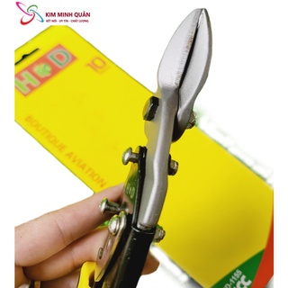 Kéo Cắt Tôn HD Mỏ Thẳng Có Răng 250mm/10"