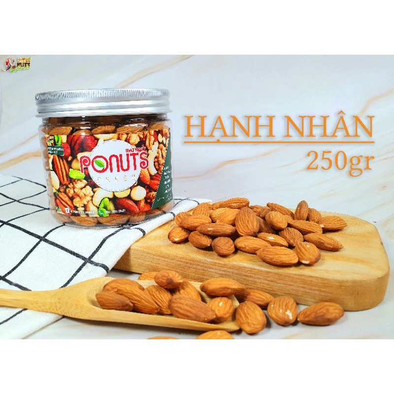 HẠT PO NUTS HẠNH NHÂN SẤY GIÒN 100gr (LOẠI I)