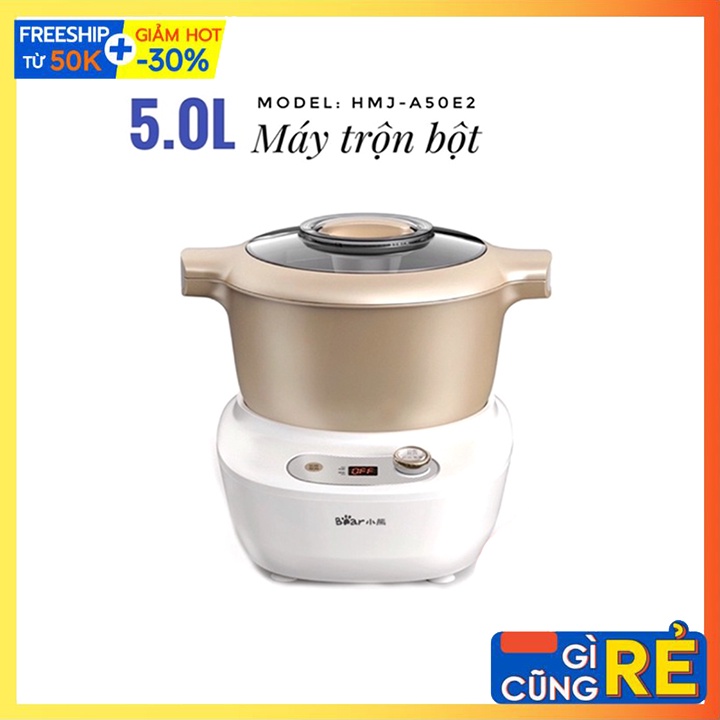 Máy nhồi bột Bear HMJ-A50E2 (Âu 5L) [ BH - 12 Tháng] chính hãng BEAR