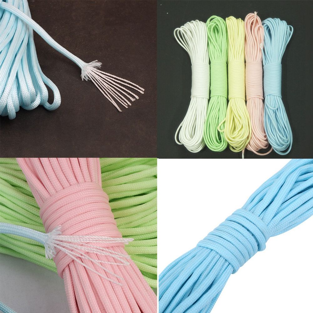 Dây Dù Phản Quang 3/5/10M 550LB 7 Màu Sắc Đa Năng Chất Lượng Cao