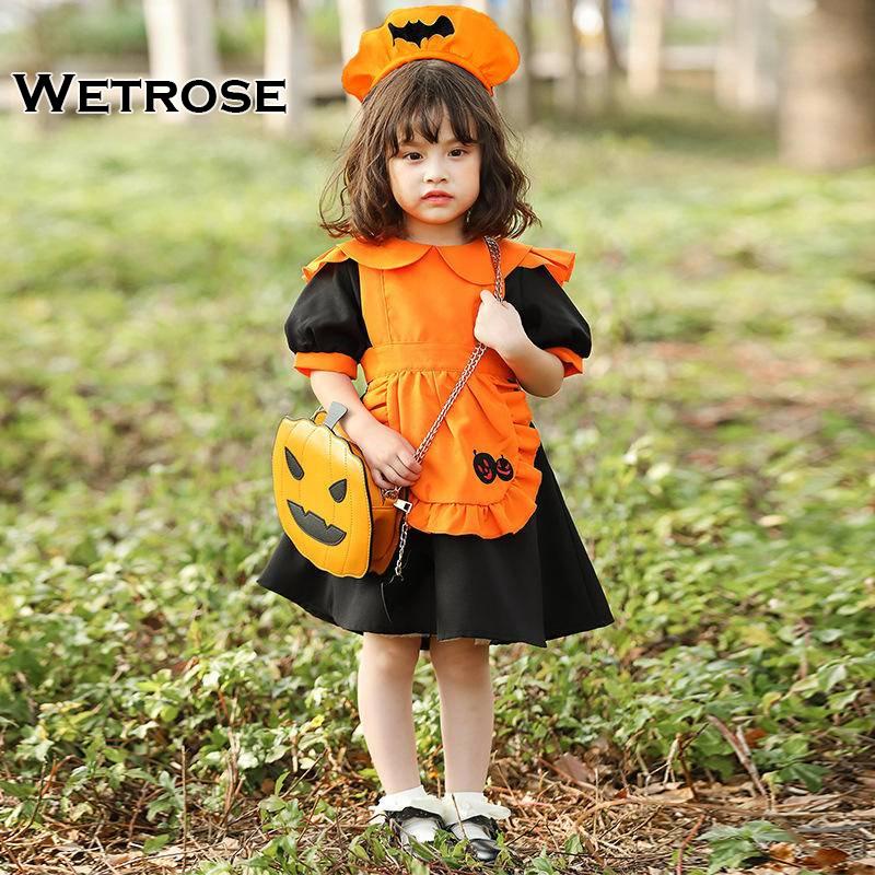 Trang Phục Hóa Trang Halloween Nhân Vật Người Dơi Màu Sắc Dễ Thương Cho Bé Gái