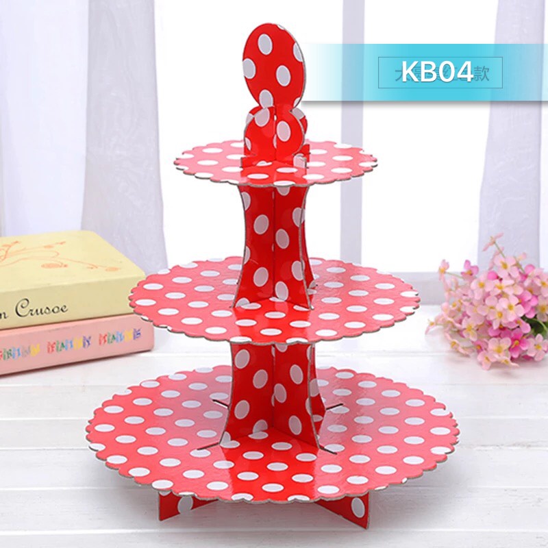 (NHIỀU MẪU) Kệ Đựng Bánh Cupcake sinh nhật siêu xinh