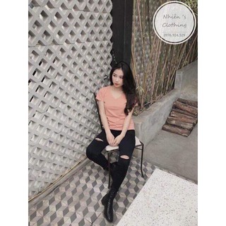 ÁO PHÔNG HM CỔ TIM H&M VNXK