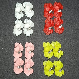 Hoa nửa ôm đá - Hoa bột đính móng HN11