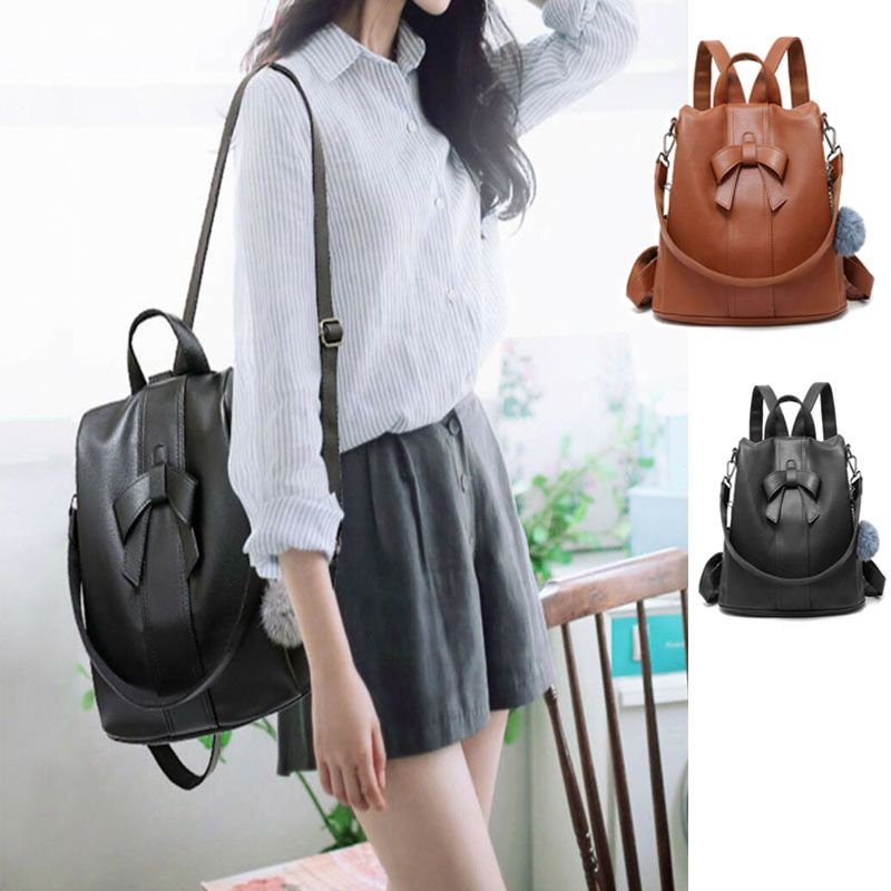 Balo Da PU Chống Trộm Thời Trang Cho Nữ